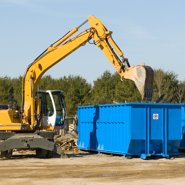 can i choose the location where the residential dumpster will be placed in Middlebourne